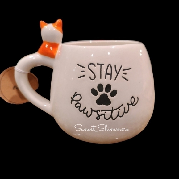 ECCOLO 3D CORGI Dog Stay Pawsitive PAW Print Coffee Mug New - Picture 5 of 7